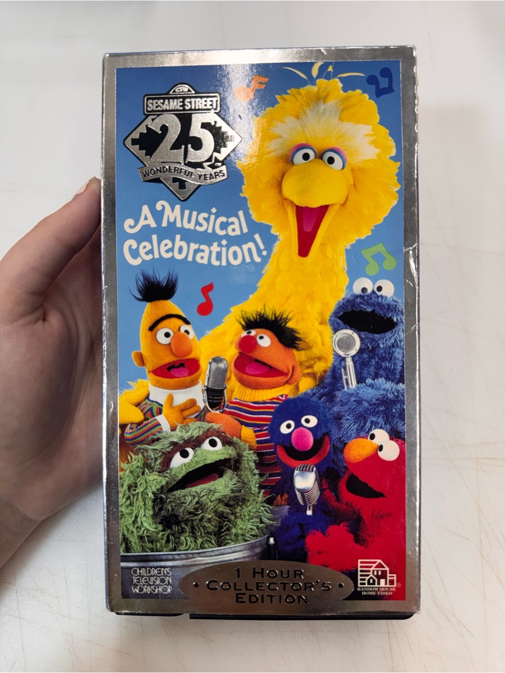Sesame Street 25 Wonderful Years A Musical Celebration (VHS 1993) Untested